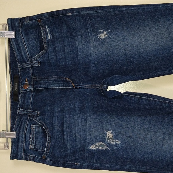 Joe's Lucille Distressed Slim Blue Jeans - Picture 4 of 17
